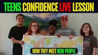 How to make your teens more Engaging and Confident | Live Lesson 3.1,  Life skills for confidence