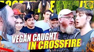 VÈGAN ÇAUGHT IN CROSSFIRE! HAMZA, HASHIM, JEW |SPEAKERS CORNER