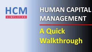 What is Human Capital Management (HCM) ? | HCM Simplified