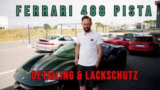 Ferrari 488 Pista Detailing & Lackschutzfolierung | Mattwerk