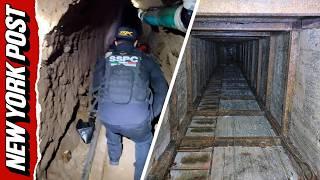 MASSIVE drug tunnel found linking Mexico to US