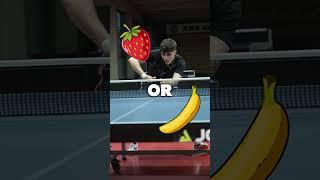 Strawberry or Banana ?  #tischtennis #shorts