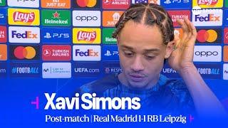 "WE WILL BOUNCE BACK"  | Xavi Simons | Real Madrid 1-1 RB Leipzig | UEFA Champions League