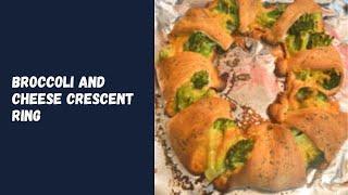 Broccoli and Cheese Crescent Ring