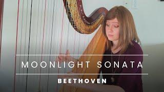 Beethoven: Moonlight Sonata, 1st Movement (Harp Cover)