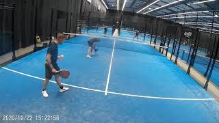 Ultimate Padel 22/12-20 F Lorentzon, M Knutas VS: Fredrik X, F Gustavsson