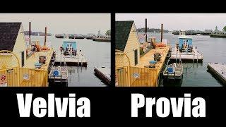 PROVIA 100 VS. VELVIA 100 | Slide Film Comparison