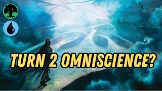 Turn 2 Omniscience? Manifest Dread Combo is Insane!  Foundations Standard MTG Arena.