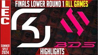 SK vs BDS Highlights ALL GAMES | LEC Season Finals 2024 Lower Round 1 | SK Gaming vs Team BDS