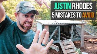 5 Mistakes to AVOID when Raising Chickens like Justin Rhodes