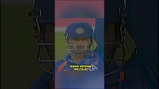 Dhoni's Masterstroke 
