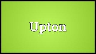 Upton Meaning