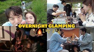 Overnight Glamping  s’mores making  ramen sesh 