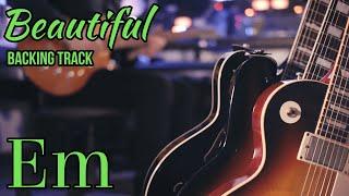 Beautiful Slow Jam Track in Em • Guitar Backing Track 70 BPM