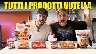 PROVIAMO TUTTI I PRODOTTI ESISTENTI DELLA NUTELLA - GIURO NON HO MAI GODUTO COSÌ TANTO IN VITA MIA!