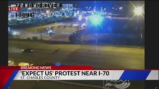 ‘Good Trouble’ protest temporarily shuts down I-70 in St. Charles