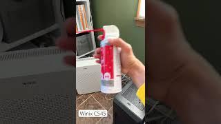 How quickly does the Winix C545 air purifier kick on to clean the air?
