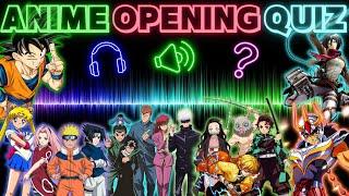  Anime Opening Quiz #01