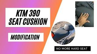 KTM Duke 390 Hard Seat Solution