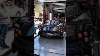 Unloading pagani huayra bc #pagani #sound #youtubeshorts