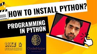 Programming in Python | Class 0 | Installing Python | Installing VS Code |Writing our first Program