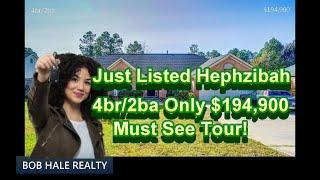 Homes For Sale In Augusta GA | Just Listed 4br/2ba $194,900 (3226 Warwick Place Hephzibah GA)