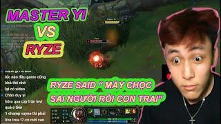TIẾN YI ĐỐI ĐẦU RYZE CÁI TÔI CAO,ĐÃ THẾ RYZE FEDD 22 MẠNG CHO CHỪA CÁI TẬT CHỌC|G2 YI VS MODERKAISER