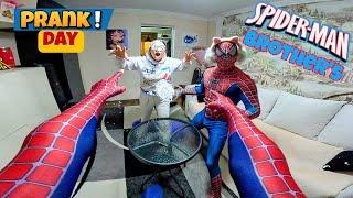 SPIDER-MAN BROTHERS VS ANGRY MOM: ALL DAY OF CRAZY PRANKS  @DumitruComanac (Epic Comedy Funny POV)