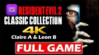 RESIDENT EVIL 2 Classic Trilogy (GOG) Claire A & Leon B Gameplay Walkthrough FULL GAME PC Port (4K)