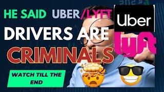 Lyft Uber Driver Asking Cash | she said they are Criminals  #lyft  #rideshare  #uber