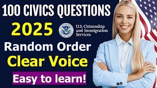 Practice All 100 Civics Questions in Random Order – 2025 US Citizenship Test Prep