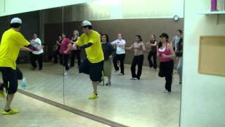 Juliana - DLG - Salsa Dance Fitness Class w/ Bradley - Crazy Sock TV