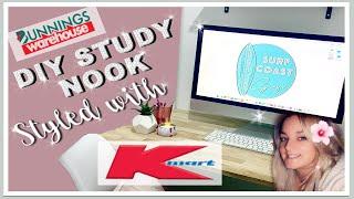 DIY Study Nook styled with Kmart.