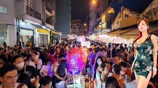 SÀI GÒN VỠ TRẬN BIỂN NGƯỜI ĐỔ RA ĐƯỜNG CHƠI ĂN CHƠI TRUNG THU | HOT SAIGON NIGHT WALKING TOUR 2024