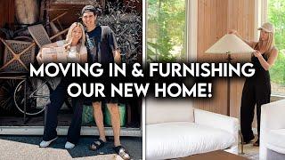 MOVING INTO OUR NEW HOME | FURNISH + DECORATE WITH ME