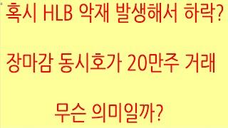 [HLB차트분석]외국인이 하락 시키려고 작정하고 프로그램 매도 던지며 주가 하락한 것 뿐. 이제 남은 지지선은 박스권 하단부와 장기 이평선 뿐.  #hlb #에이치엘비