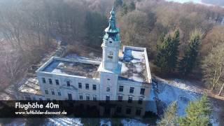 Luftvideo vom Schloss Dammsmühle / Brandenburg