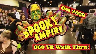 360 VR walk thru Spooky Empire convention floor Oct. 2022. | Orlando, Fl | Horror and Halloween