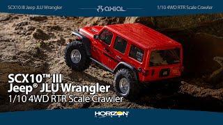 Axial® SCX10™ III Jeep® JLU Wrangler 4WD RTR Scale Crawler