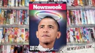 Newsweek calls Obama 'the first gay president'