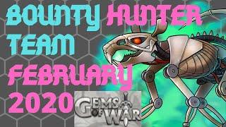 Bounty Hunter team | Gems of War Bounty event guide | February 2020 All bounty all points all reward