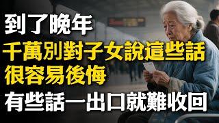 70歲阿嬤淚訴,靠退休金獨居，卻被兒子一句話刺痛心腸：原來晚年最怕說錯話！#晚年心语 #上了年紀該明白的事 #養老 #聰明老人 #長壽秘密 #延壽 #長壽 #晚年幸福 #生活經驗