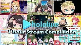 Hololive 1 Hour Stream Compilation [THIS IS SAME TRANSLATION, I JUST POST THE UNEDITED STREAM]