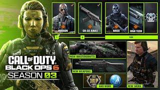 NEW Black Ops 6 Season 3 Battlepass Operators, Weapons & Rewards…