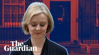 Liz Truss, lettuce and a lectern: 25 hours of chaos in three minutes