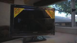 Tiny TV for the Truck Camper ~ AC and DC TV with Built in DVD