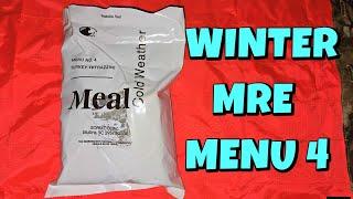 USA Meal Cold Weather Menu 4 Turkey Tetrazzini MRE Review