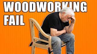Colin's Woodworking Fail -  Wooden Chair Project
