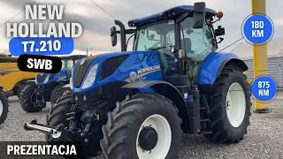 NEW HOLLAND T7.210 SWB - krótszy, ale nadal mocny | Prezentacja / test ciągnika