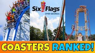 Six Flags Over Georgia Coasters - Ranked Worst To Best!